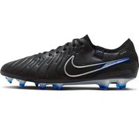 Nike Soccer Shoe Legend 10 Elite Fg, Black/Chrome-Hyper Royal, DV4328-040, 42.5 EU (9 US)