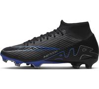 Nike Soccer Shoe Superfly 9 Club Fg/MG, Black/Chrome-Hyper Royal, DJ5961-040, 45 EU (11 US)