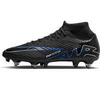 Nike Soccer Shoe Zoom Superfly 9 Acad SG-PRO AC, Black/Chrome-Hyper Royal, DJ5628-040, 36 EU (4 US)