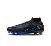 Nike Soccer Shoe Zoom Superfly 9 Elite Fg, Black/Chrome-Hyper Royal, DJ4977-040, 42.5 EU (9 US)