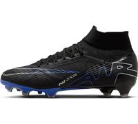 Nike Soccer Shoe Zoom Superfly 9 PRO Fg, Black/Chrome-Hyper Royal, DJ5598-040, 40.5 EU (7.5 US)