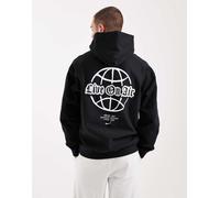 Nike - Solo Swoosh - Felpa nera con cappuccio e stampa del logo sul retro-Nero M