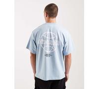 Nike - Solo Swoosh - T-shirt azzurra con stampa del logo sul retro-Blu M