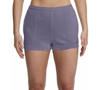 Nike - Pantaloncini viola in tessuto French Terry-Grigio L