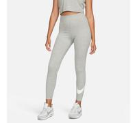 Nike Women's Full Length Tight W NSW Nk CLSC Gx HR Tght Swsh, Dk Grey Heather/Sail, DV7795-063, L