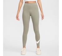 Nike Sportswear Classics Leggings A Vita Alta Con Grafica Donna Light Army/Sail XS Grigio