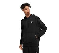Nike Sportswear Club, Felpa con Zip Uomo, Nero/Nero/Bianco, S Regolare