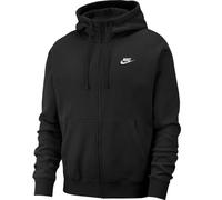 Nike Sportswear Club Fleece, Felpa con Cappuccio Unisex-Adulto, Black/Black/(White), XL