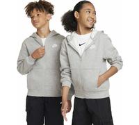 Felpa con cappuccio e zip a tutta lunghezza Nike Sportswear Club Fleece - Ragazzo/a - Grigio XS