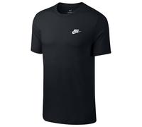 Nike M Nsw Club Tee Maglietta, Black White, M Uomo