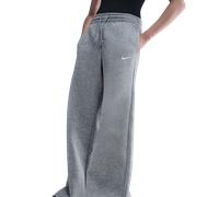 Pantaloni palazzo a vita alta Nike Phoenix Fleece - Donna - Grigio M (IT 44-46)
