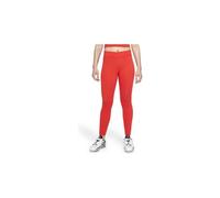 Nike sportswear essential donna leggings 7 8 a vita media rosso