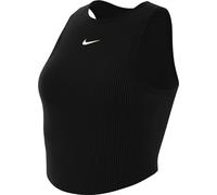 Nike - Essential - Canotta corta nera a coste-Nero L