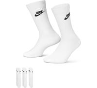 Nike - Sportswear Everyday Essential Crew Socks 3-Pack - Calze casual Unisex XL - EU: 46-50 grigio/bianco