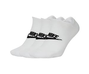 Nike Sportswear Everyday Essentials Calzini Fantasmini Adulto Unisex,White,S