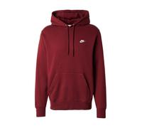 Nike Sportswear Felpa 'CLUB' bordeaux / bianco Uomo Nike Sportswear S