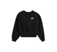 Felpa boxy a girocollo Nike Club Fleece - Bambina/Ragazza - Nero S