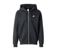 Felpa da tennis da uomo Nike Club Full-Zip Fleece - black/black/white - Nero (XL)