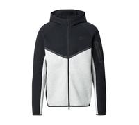 Nike Sportswear Giacca di felpa 'TECH FLEECE' grigio chiaro / nero Uomo Nike Sportswear L grigio chiaro / nero