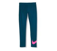 Nike Sportswear Girls' Tights Unisex - Adulto, Midnight Turq/Fire Pink, L