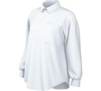 Nike Sportswear HJ0715 - Maglia a Maniche Lunghe Chill Poplin con Ampia vestibilità e Chiusura a Bottoni, da Donna