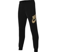 Nike Sportswear HQ0981-010 - Felpa in Pile, per Bambini, Colore: Nero/Oro Metallizzato