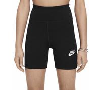 Nike G NSW Clssc 5in HR Bike Short Pantaloncini, Nero/Bianco, 10-11 Jahre Bambina