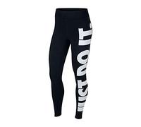Nike Sportswear Leg-a-See JDI, Leggings Donna, Nero (Black/White 010), 40 (Taglia Produttore: Small)