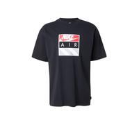 Nike Sportswear Maglietta 'AIR' blu colomba / rosso / nero / bianco, Taglia L