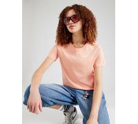 Nike Sportswear Maglietta 'Club Essential' pesca / bianco, Taglia S