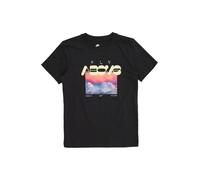 Nike Sportswear Maglietta 'FLY ABOVE' blu chiaro / giallo chiaro / rosa chiaro / nero Bambini Nike Sportswear 122-128