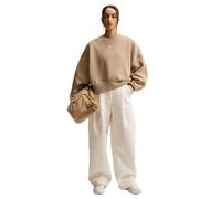 Nike Felpa Girocollo Phoenix DQ5761 Donna Ultraoversize in pile Marrone