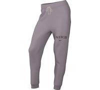 Nike Sportswear Phoenix HM9757-226 - Pantaloni da Allenamento in Pile con Logo e Vita Media, da Donna, Taglia L