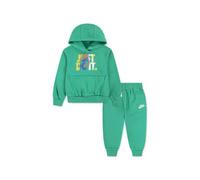 Nike Sportswear Reveal Set Junior Felpa con cappucico e pantalone bambino green