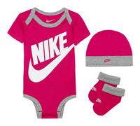 Nike Sportswear Set 'Futura' grigio sfumato / rosa scuro / bianco Bambini Nike Sportswear 68-80