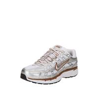 NIKE P-6000, Sneaker Donna, White Metallic Silver L British Tan, 38 EU
