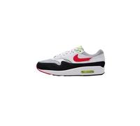 Nike Air Max 1 Uomo Trainers HF0105 Sneakers Scarpe (UK 10 US 11 EU 45, White University Red Black 100)
