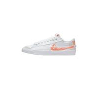 NIKE Sportswear - Sneakers Blazer Low '77 Jumbo Blazer Low '77 Jumbo in Pelle, Bianco-Arancione (8.5)