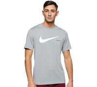 Nike Sportswear Swoosh, T-Shirt Uomo, Particle Grey/White, XL