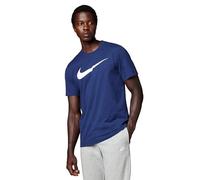 NIKE Sportswear Swoosh Top, Minuit Marine/Blanc, XL Uomo