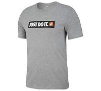 Nike Sportswear, T-Shirt Uomo, Grigio Scuro mélange/Bianco, S