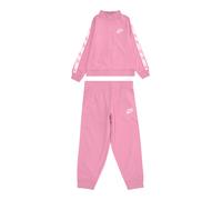 Nike Kids Full Zip With Logo Tap Long Sleeve Set Rosa 6-7 Years Bambini