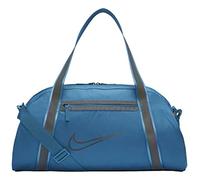 Nike Sportswear Unisex Logo riflettente Gym Club Borsone (24 L) (Marina Blue/Iridescent), Blu