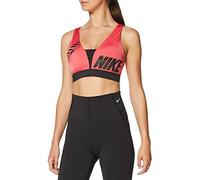 Nike SPRT DSTRT Indy Plunge Top Sportivo, Donna, Ember Glow/Black, XS