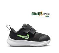 Nike Star Runner 3 Nero Verde Scarpe Infant Bambino Sportive Running DA2778 006