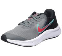Nike Star Runner 3, Scarpe da Ginnastica, Smoke Grey Siren Red Black, 23.5 EU
