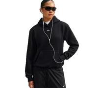 Nike Stdo FLC MW Std Po - Felpa con Cappuccio da Donna, Colore Nero (Total Black/Sail), M