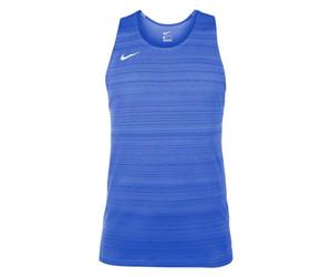 Nike StockDryMilerSinglet - Canotta da Uomo (Confezione da 1), Blu Re e Bianco, XXL