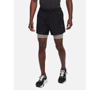 Nike Stride 2in1 5in Reflective M - Short Running - Uomo - Nero XL