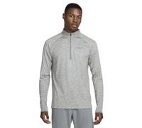 Nike Running - Stride Dri-FIT - Top a maniche lunghe grigio con zip corta S